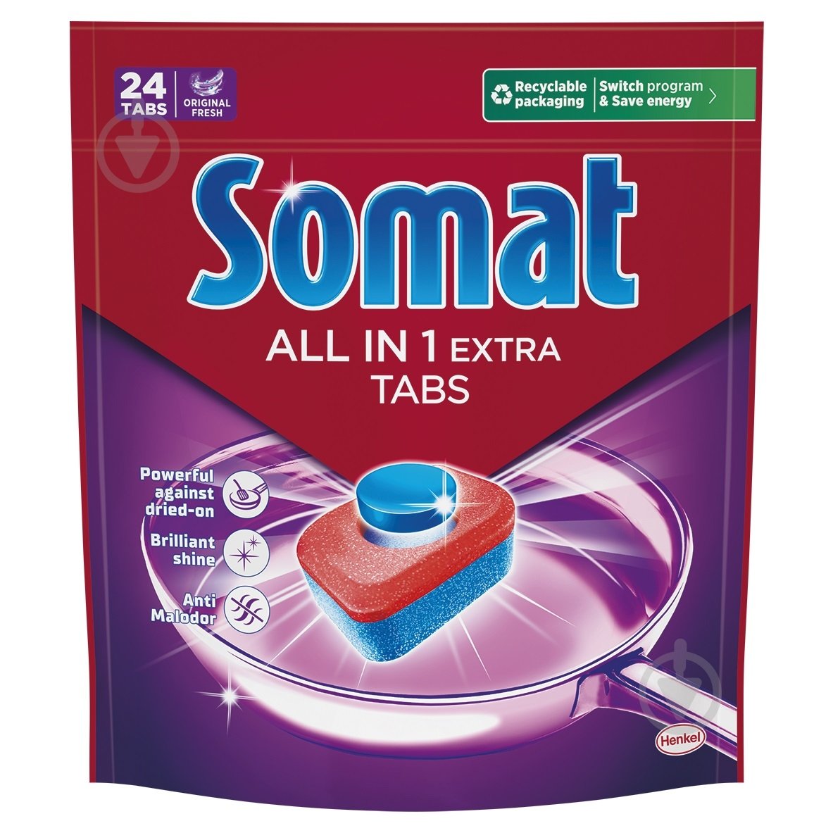 Таблетки для посудомийних машин Somat All in one М 24 шт. - фото 1