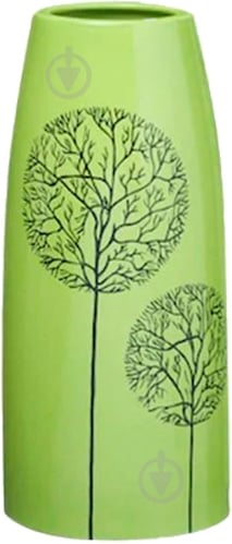 Ваза керамічна Eterna 27х13 см 27 см зелена - фото 1 Ваза керамічна Eterna 27х13 см 27 см зелена - фото 1