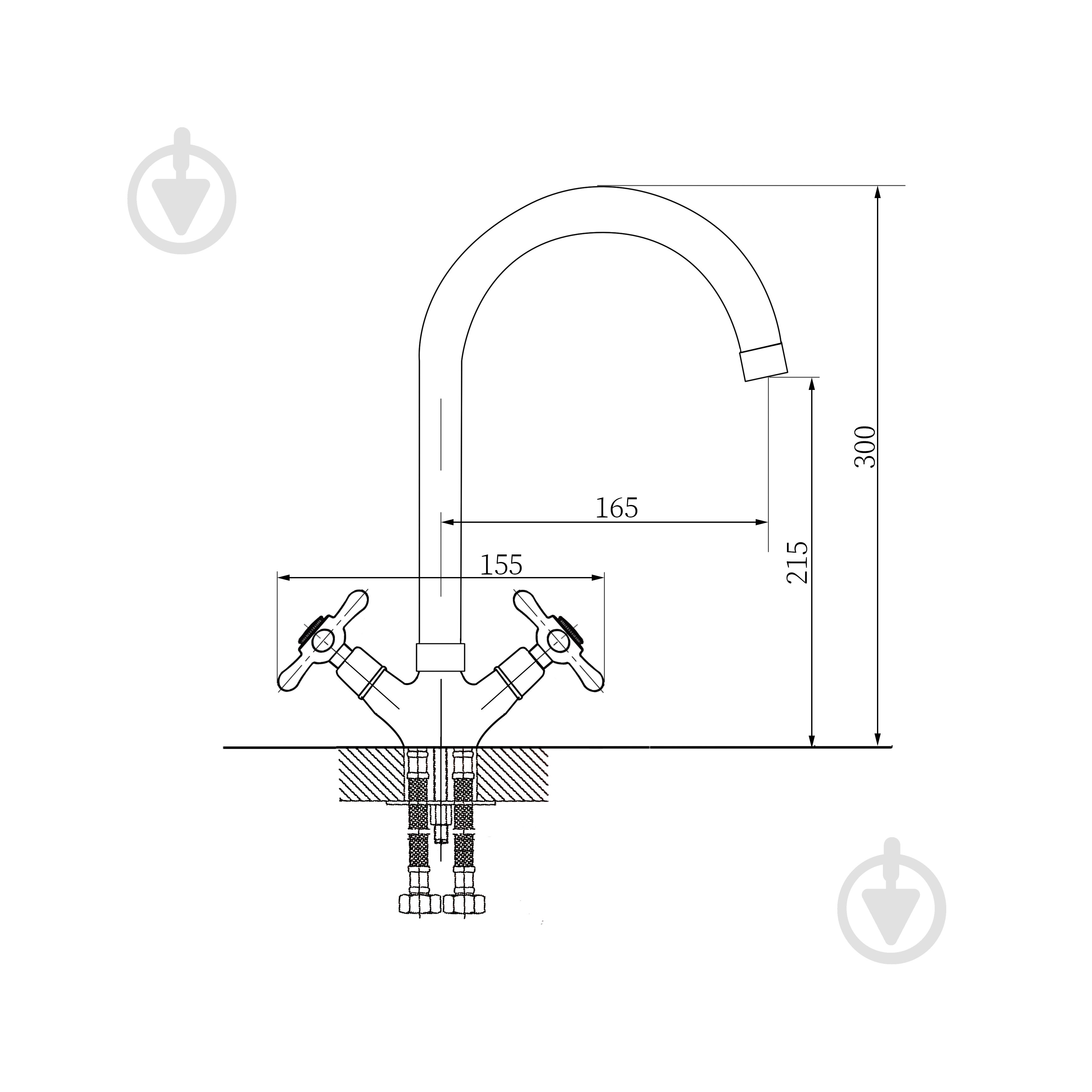 Смеситель для кухни Mixxen МЕДЕЯ-2 хром MXXI0814 - фото 2 Смеситель для кухни Mixxen МЕДЕЯ-2 хром MXXI0814 - фото 2