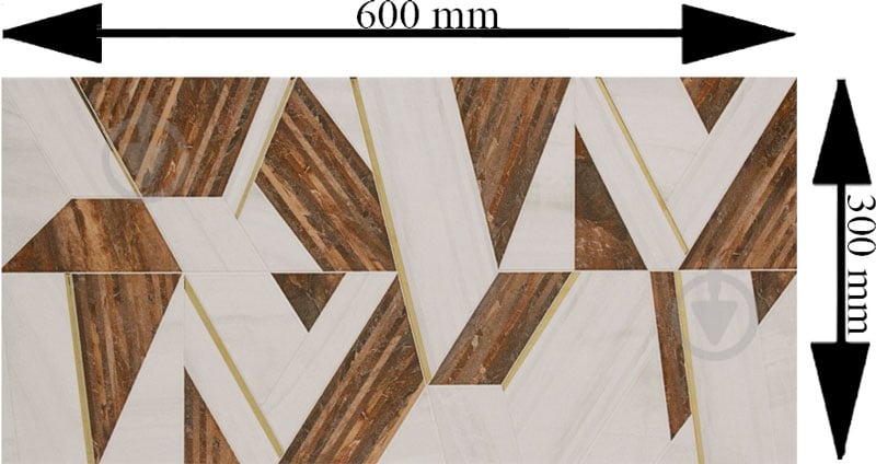 Плитка Cersanit Luiza inserto 30x60 см - фото 3