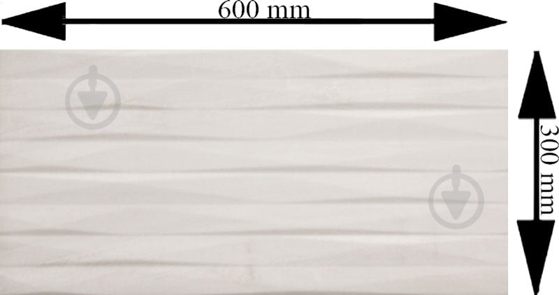 Плитка Cersanit Луіза крем структурна 30x60 - фото 2