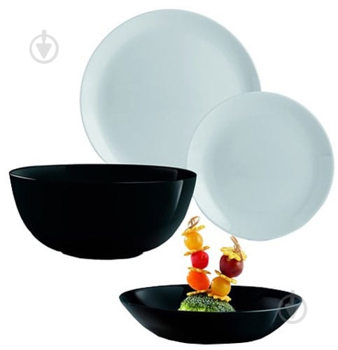 Сервіз столовий Luminarc Diwali Black & Granit 18+1пр - фото 2