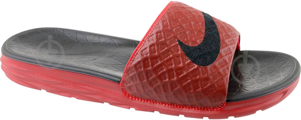 Шльопанці Nike Benassi Solarsoft 705474-600 р.41 червоний - фото 1