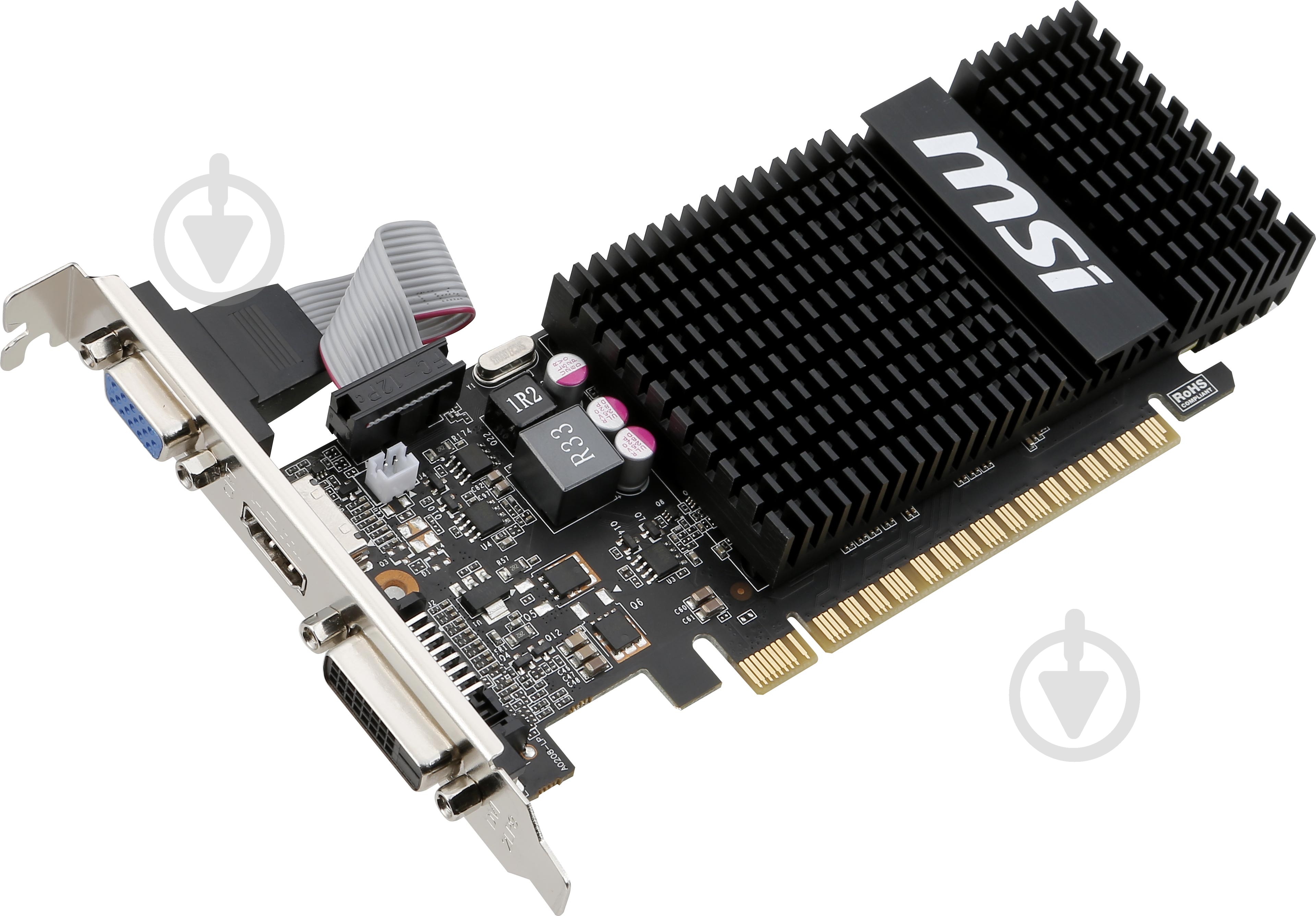 Видеокарта MSI GeForce GT 720 1GB GDDR3 64bit (N720-1GD3HLP) - фото 1