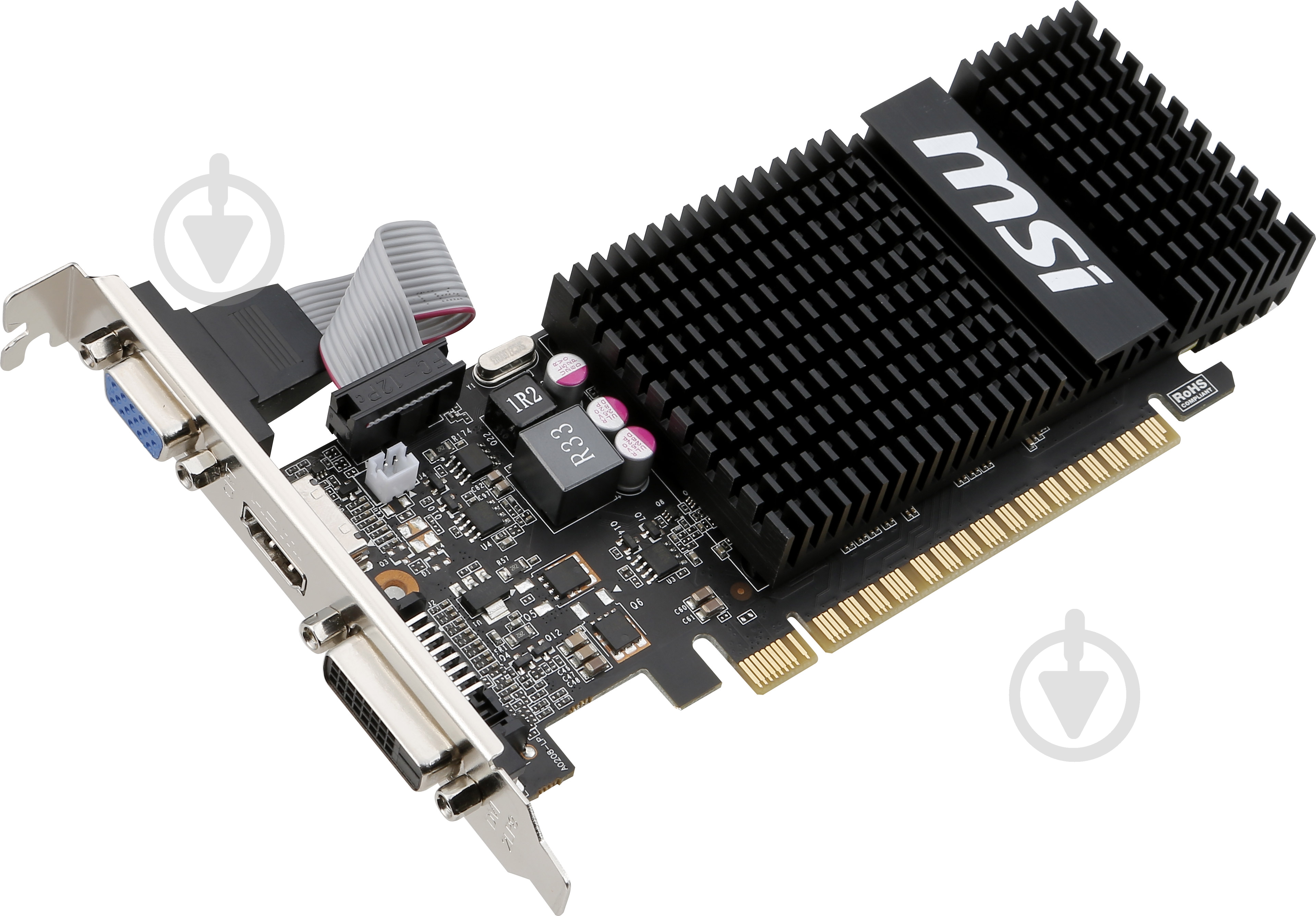 Видеокарта MSI GeForce GT 720 2GB GDDR3 64bit (N720-2GD3HLP) - фото 1