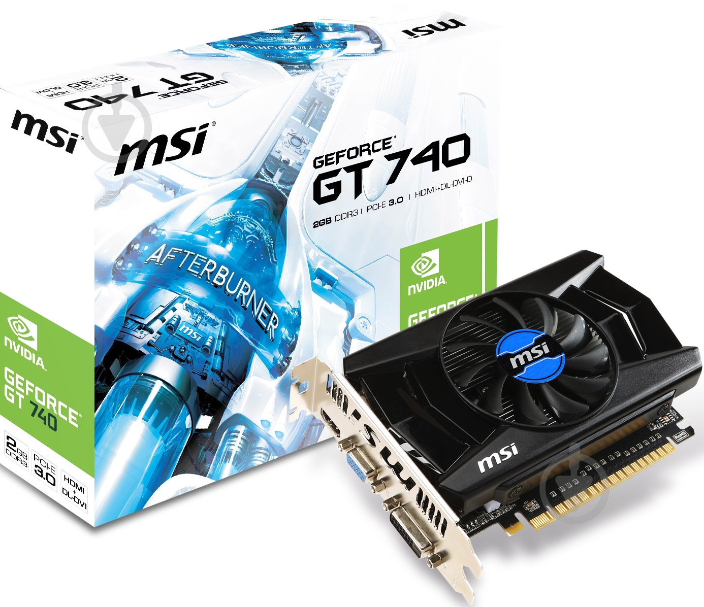 Видеокарта MSI GeForce GT 740 2GB GDDR3 128bit (N740-2GD3) - фото 6 Видеокарта MSI GeForce GT 740 2GB GDDR3 128bit (N740-2GD3) - фото 6