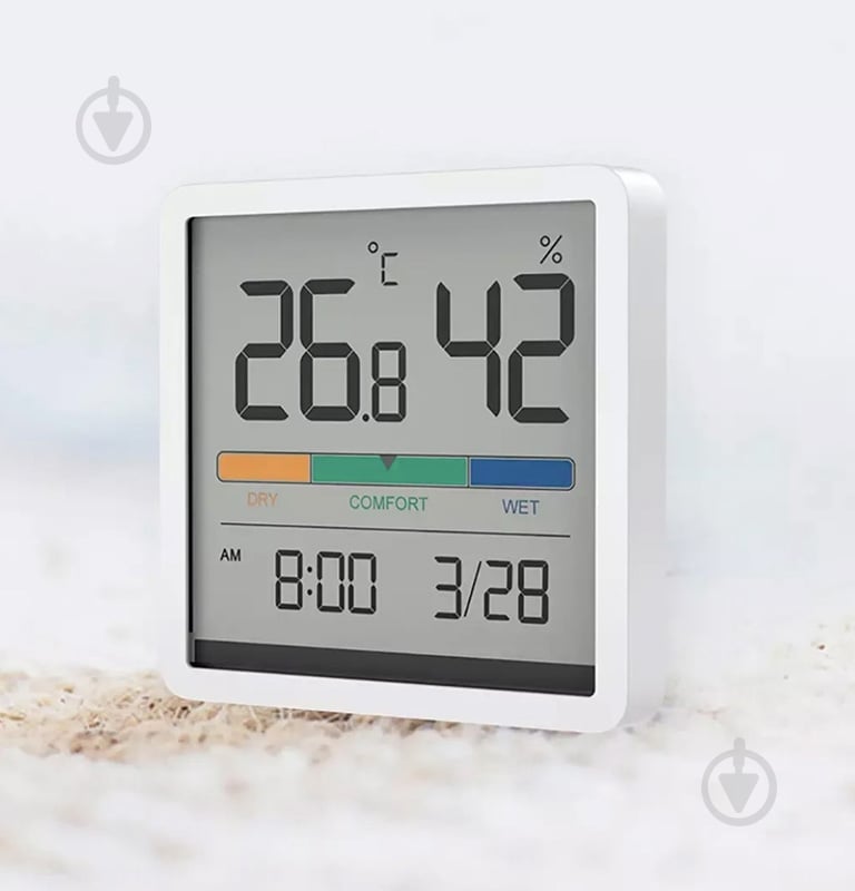 Термогигрометр Xiaomi Miiiw Temperature Humidity Clock White S210 (MW22S06) - фото 4