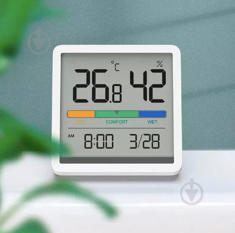 Термогигрометр Xiaomi Miiiw Temperature Humidity Clock White S210 (MW22S06) - фото 5