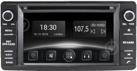 Автомагнитола Gazer CM6006-GFW - фото 1