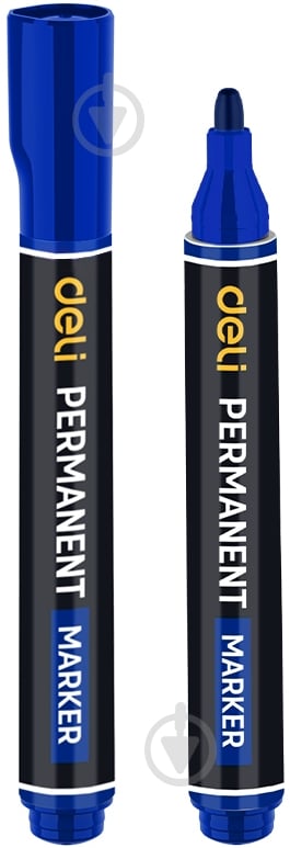 Маркер перманентний Deli 1,8мм 10 шт/уп. DL-JH02-E1 - фото 1 Маркер перманентний Deli 1,8мм 10 шт/уп. DL-JH02-E1 - фото 1