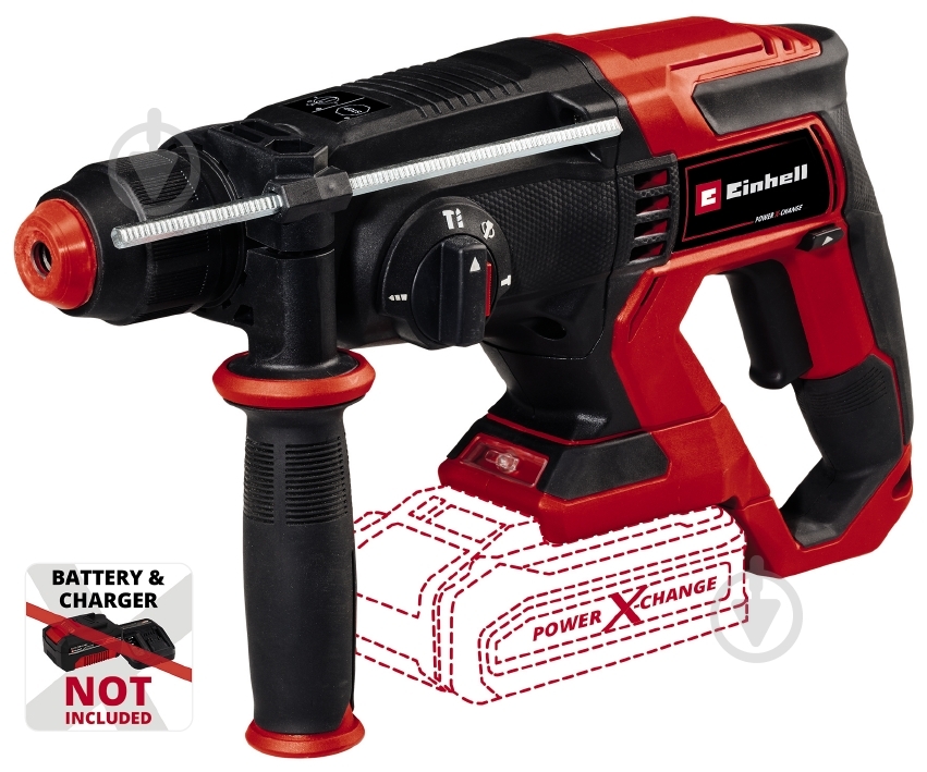 Перфоратор Einhell аккумуляторный TE-HD 18/20 Li - Solo 4514260 - фото 2 Перфоратор Einhell аккумуляторный TE-HD 18/20 Li - Solo 4514260 - фото 2