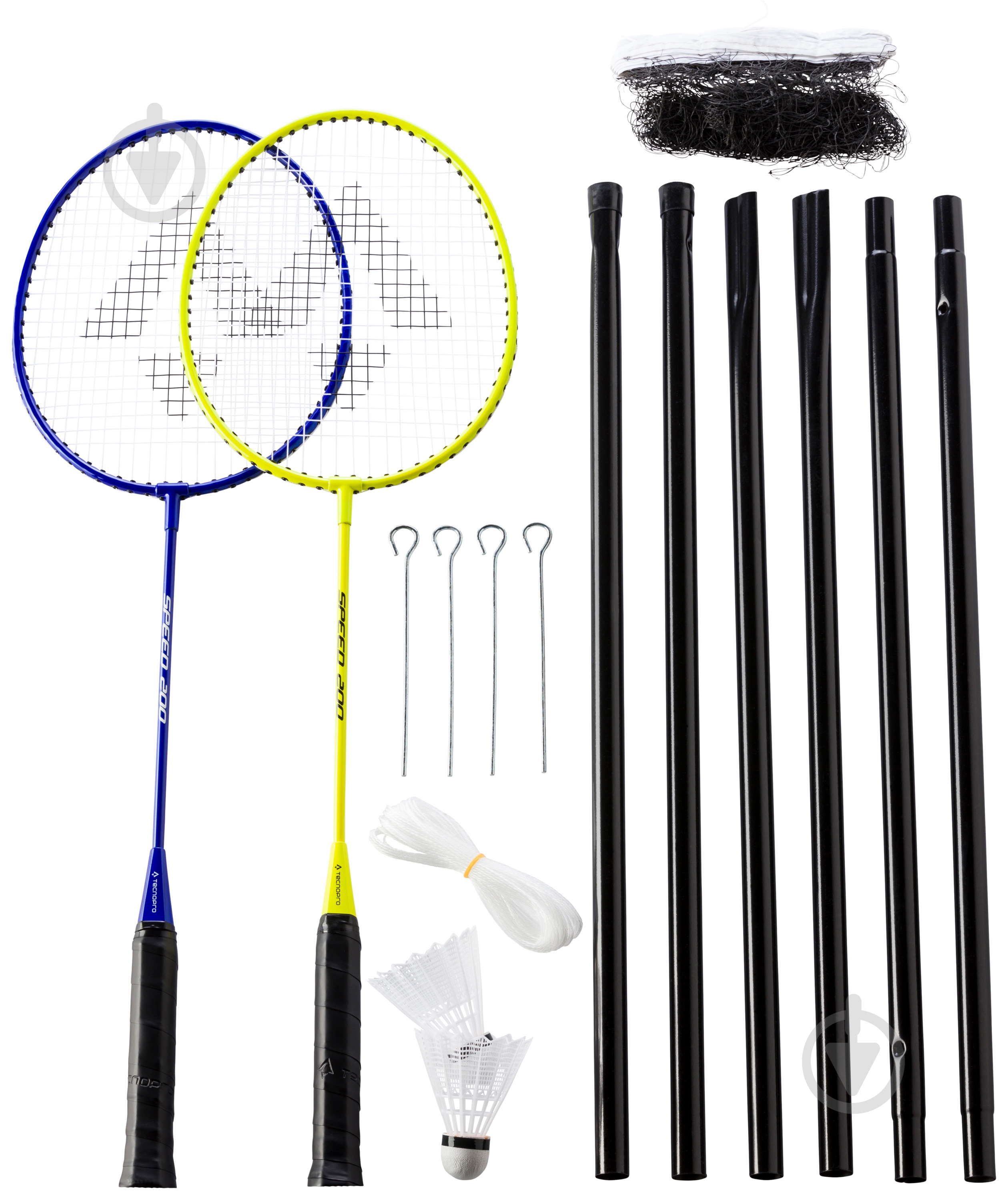Набір для бадмінтону TECNOPRO Speed 200 Yellow/Blue 3 1/2 - фото 1 Набір для бадмінтону TECNOPRO Speed 200 Yellow/Blue 3 1/2 - фото 1