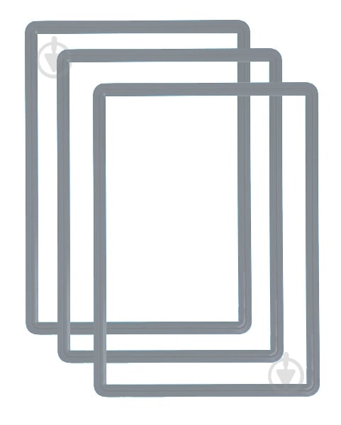 Рамка А4 формату сіра 3 од. - фото 1