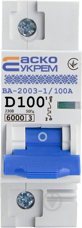 Автоматический выключатель Аско-Укрем ВА-2003 A0010030009 - фото 1