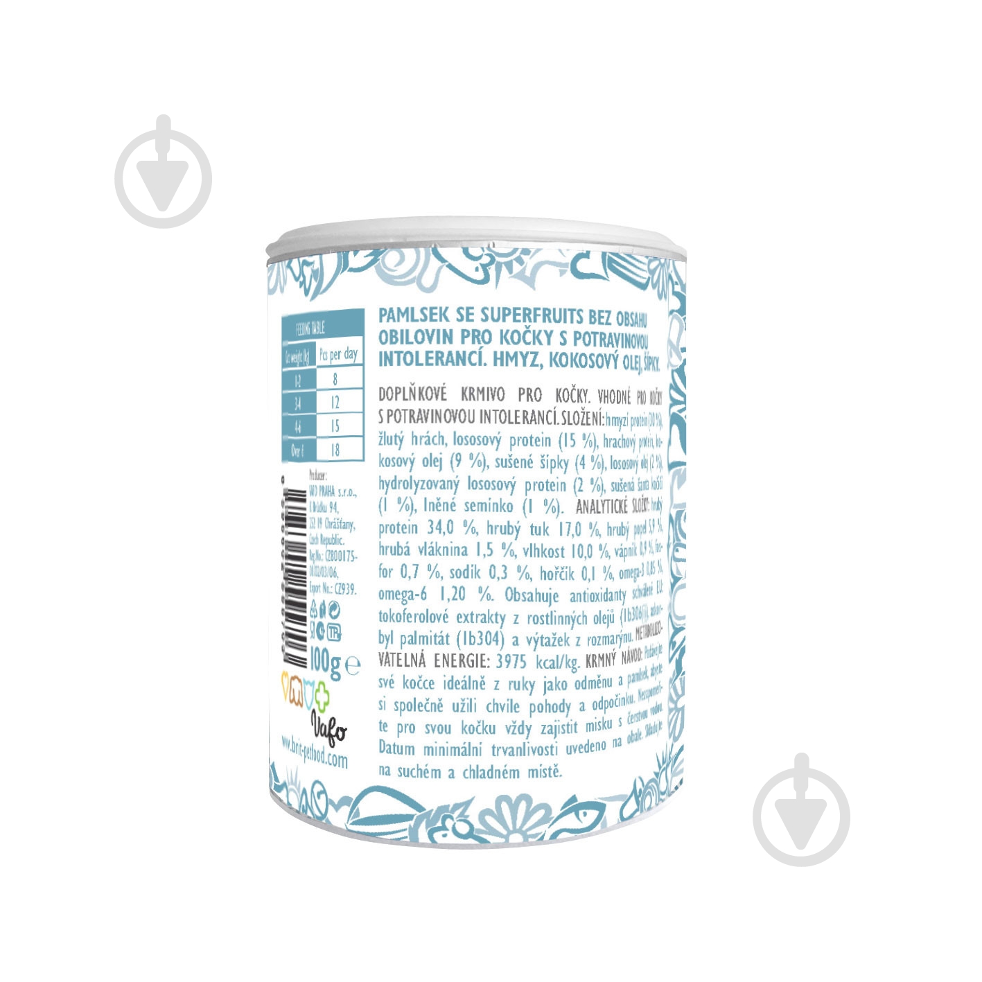 Ласощі Brit Care Snack Superfruits Insect комахи 100 г - фото 3 Ласощі Brit Care Snack Superfruits Insect комахи 100 г - фото 3