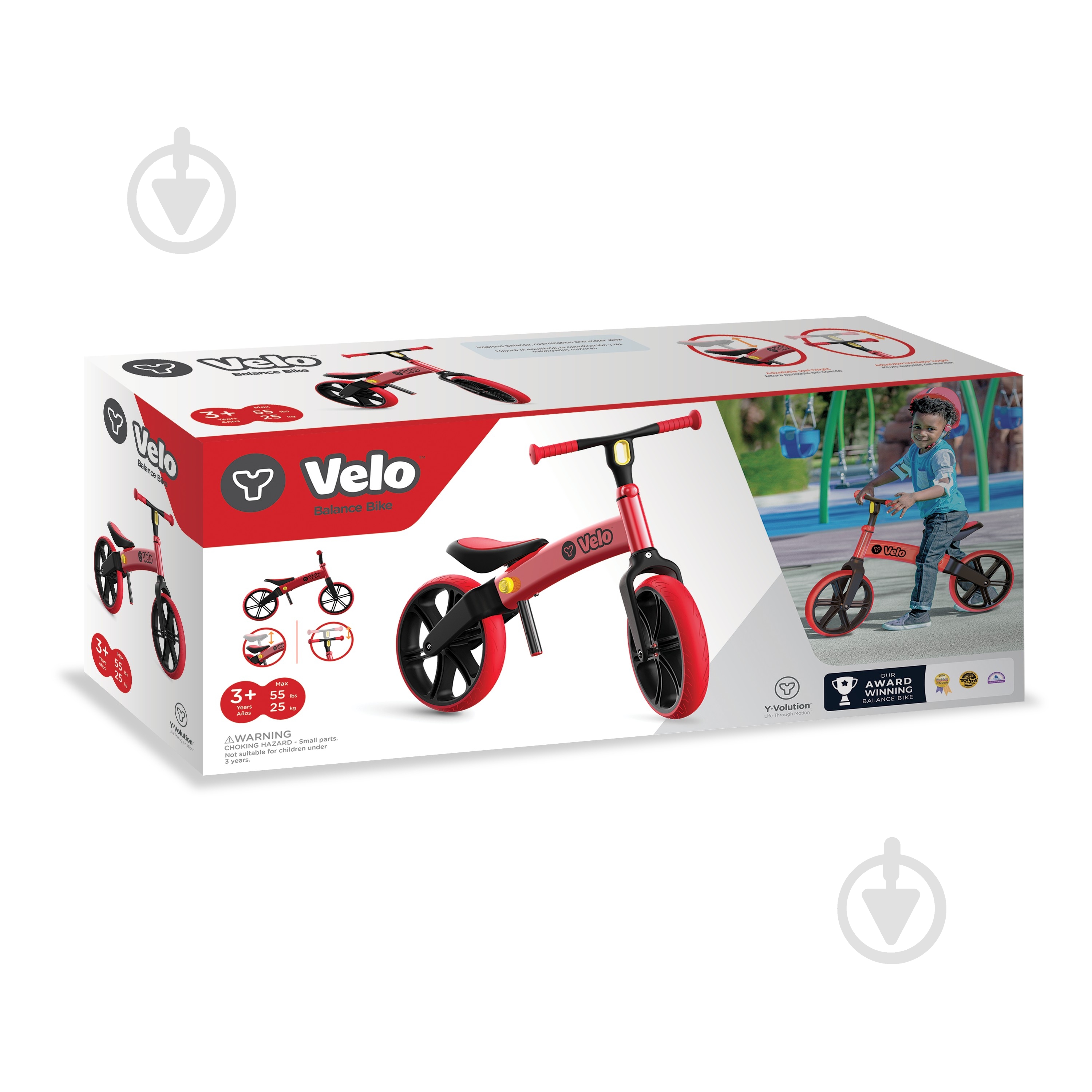 Беговел Yvolution YVelo красный N101051 - фото 3