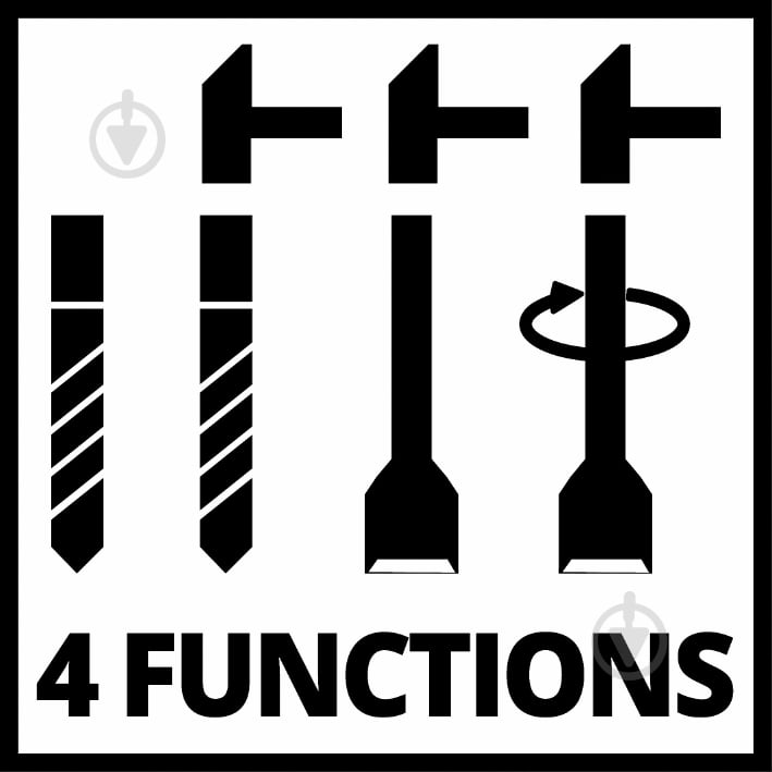 Перфоратор Einhell акумуляторний PXC TP-HD 18/26 Li BL - Solo 4514265 - фото 14