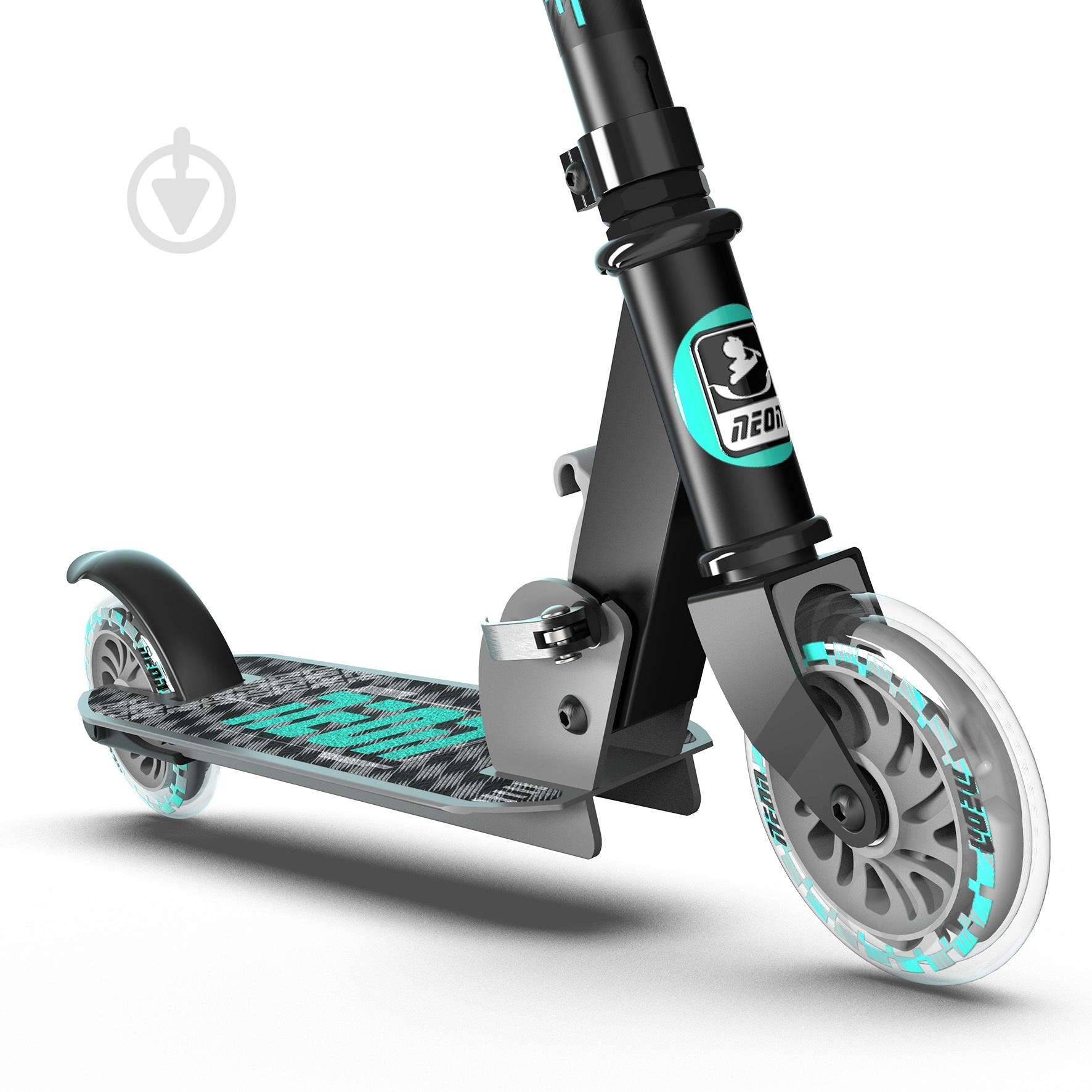 Самокат Neon Apex LED серый NS32E4 - фото 5