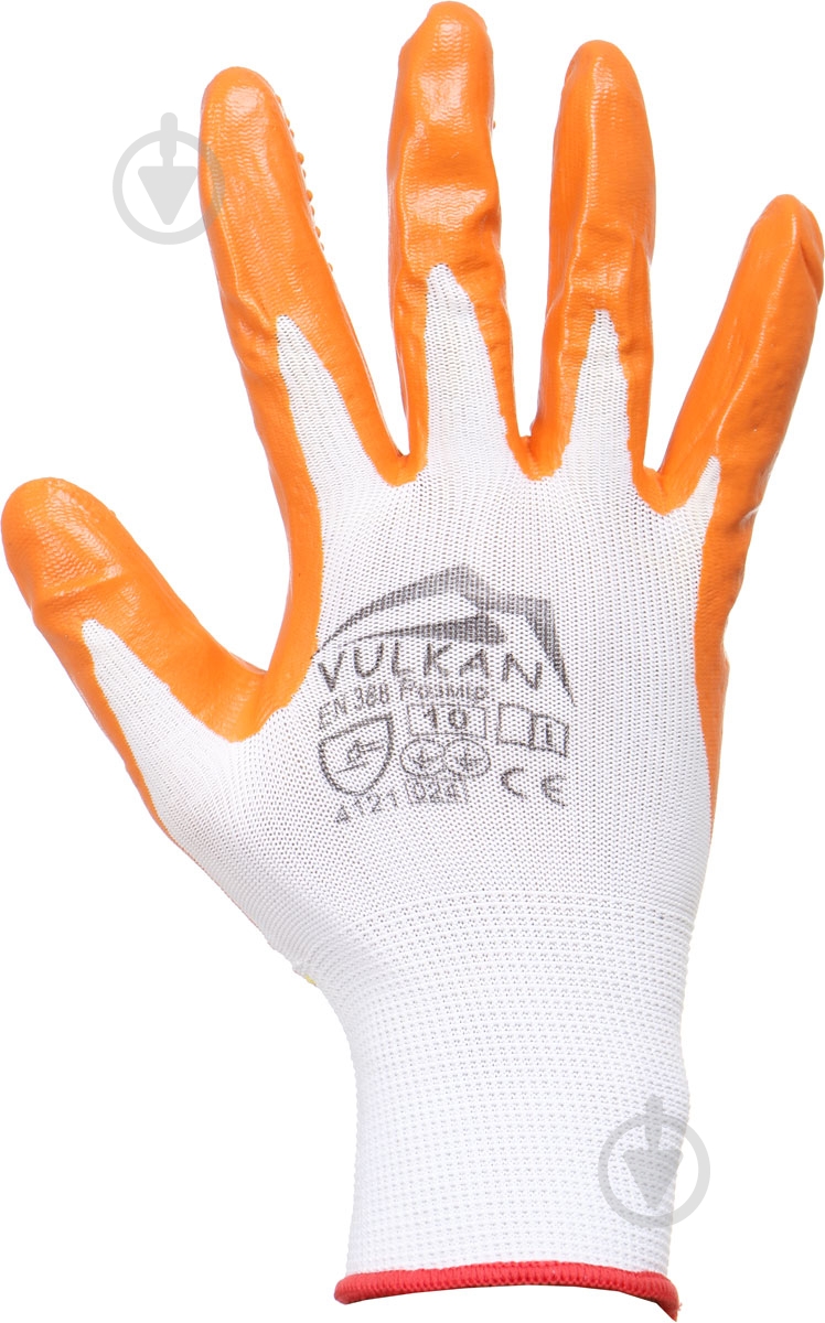Перчатки Vulkan вампирки с покрытием нитрил XL (10) 70484 - фото 3