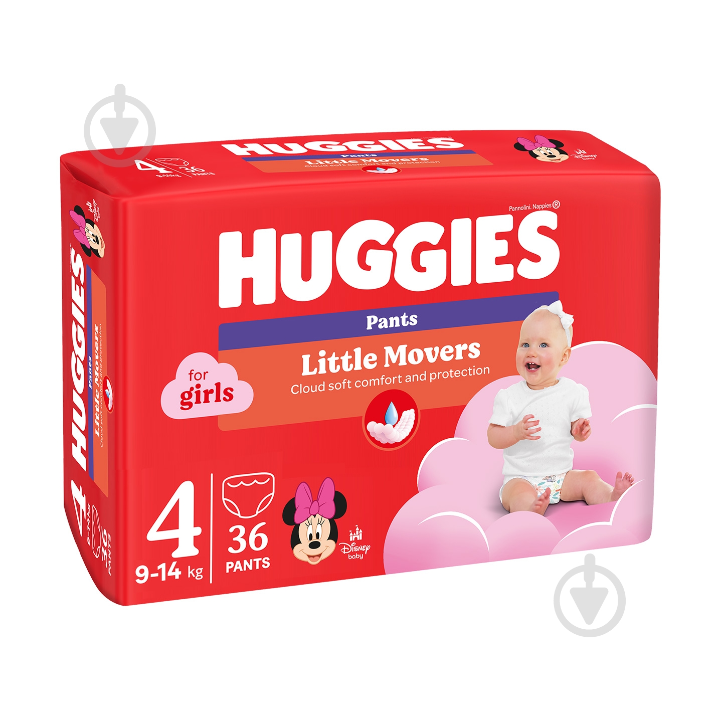 Підгузки-трусики Huggies Girl 4 9-14 кг 36 шт. - фото 2
