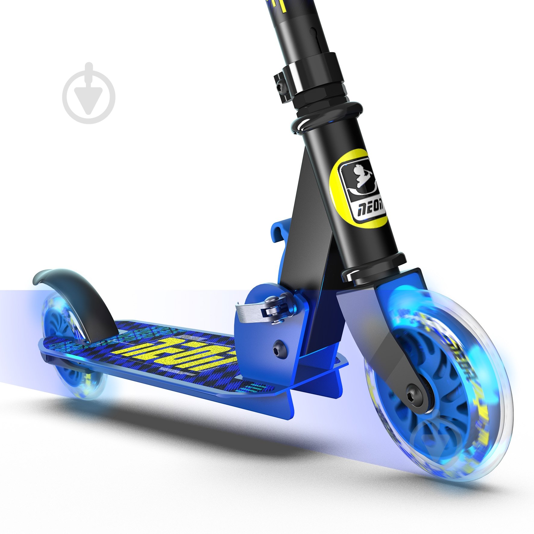 Самокат Neon Apex LED голубой NS32B4 - фото 6