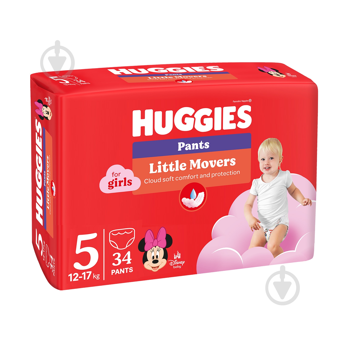 Підгузки-трусики Huggies Girl 5 12-17 кг 34 шт. - фото 2