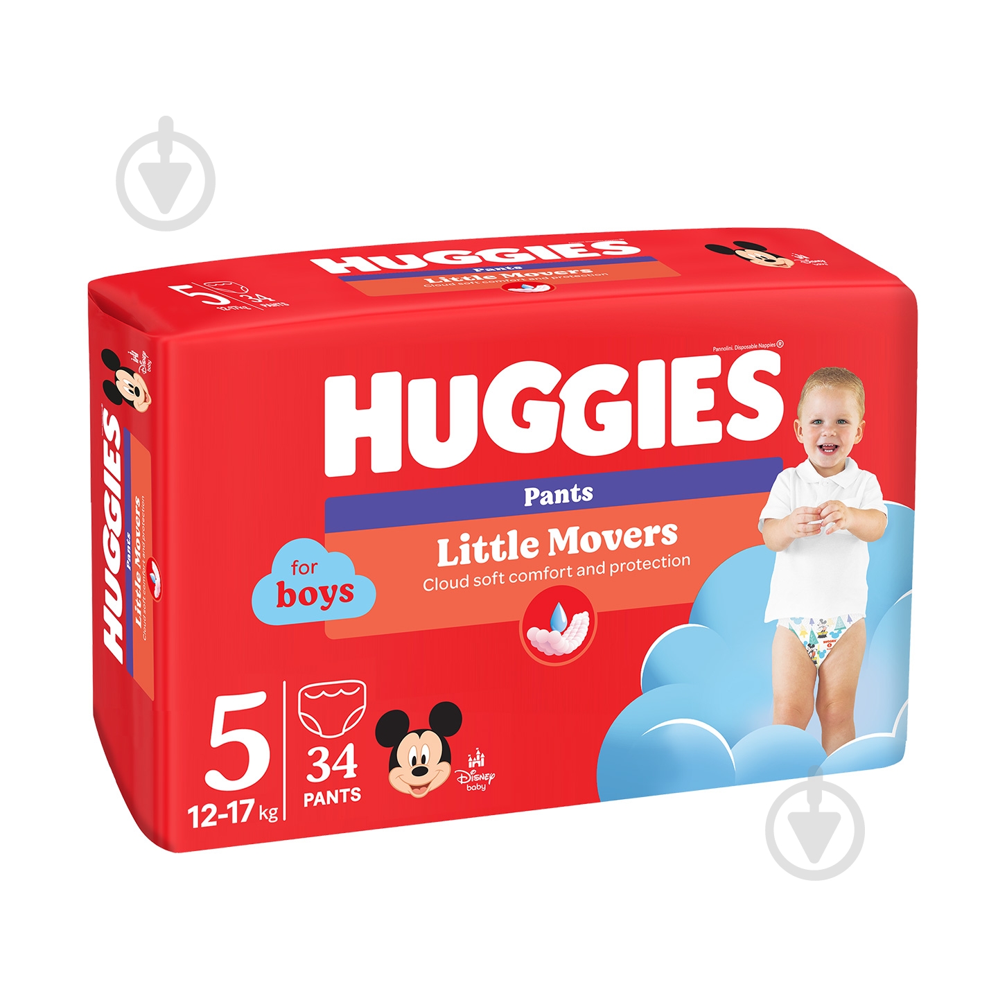 Підгузки-трусики Huggies Boy 5 12-17 кг 34 шт. - фото 2