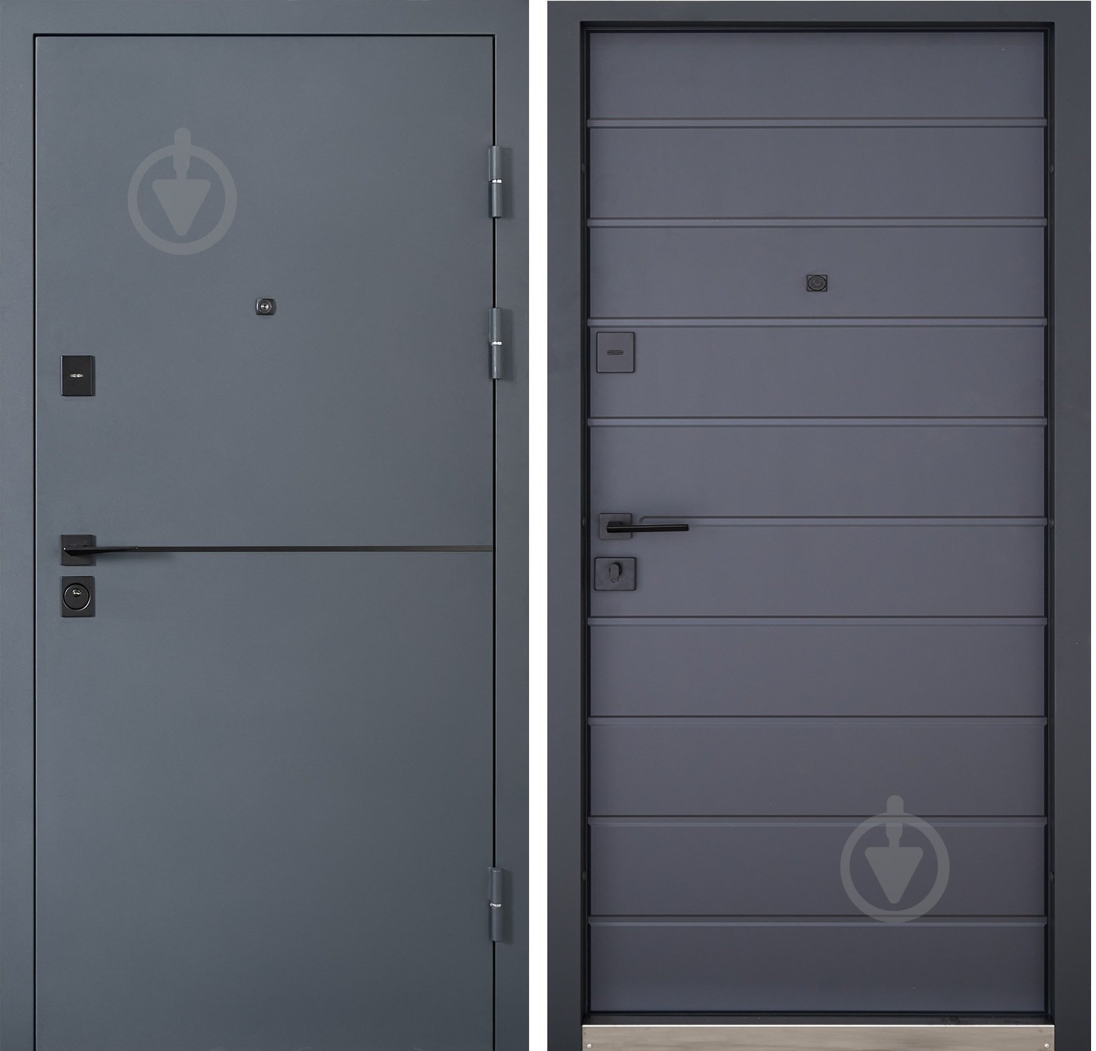 Дверь входная Abwehr КТМ 76 096 Л (7021Т+АЦС) Kale2 ТЕРМО RAL 7024 / антрацит 2050x960 мм левая - фото 1 Дверь входная Abwehr КТМ 76 096 Л (7021Т+АЦС) Kale2 ТЕРМО RAL 7024 / антрацит 2050x960 мм левая - фото 1