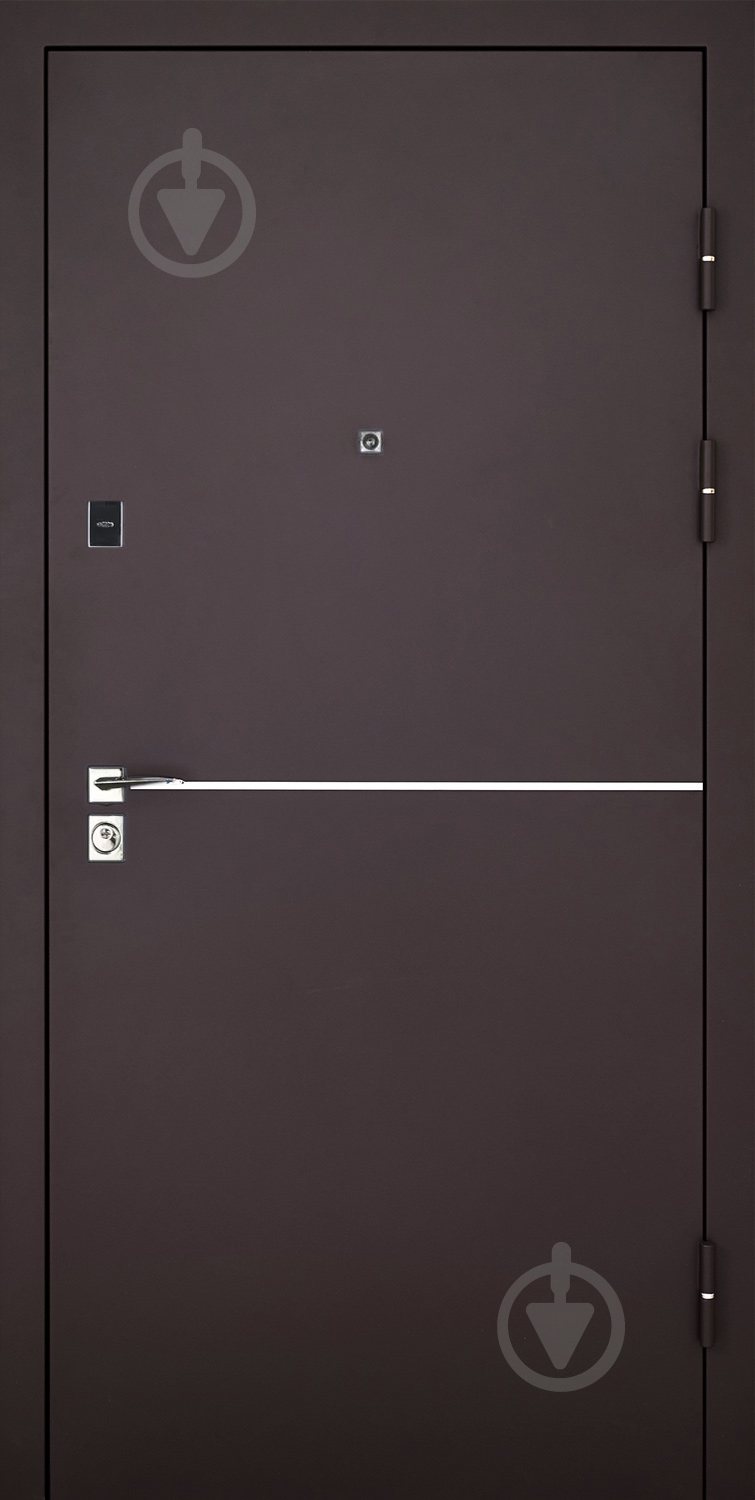 Двері вхідні Abwehr КТМ 76 096 П (8019Т+В) Kale2 ТЕРМО RAL 8019 / венге 2050x960 мм праві - фото 2 Двері вхідні Abwehr КТМ 76 096 П (8019Т+В) Kale2 ТЕРМО RAL 8019 / венге 2050x960 мм праві - фото 2