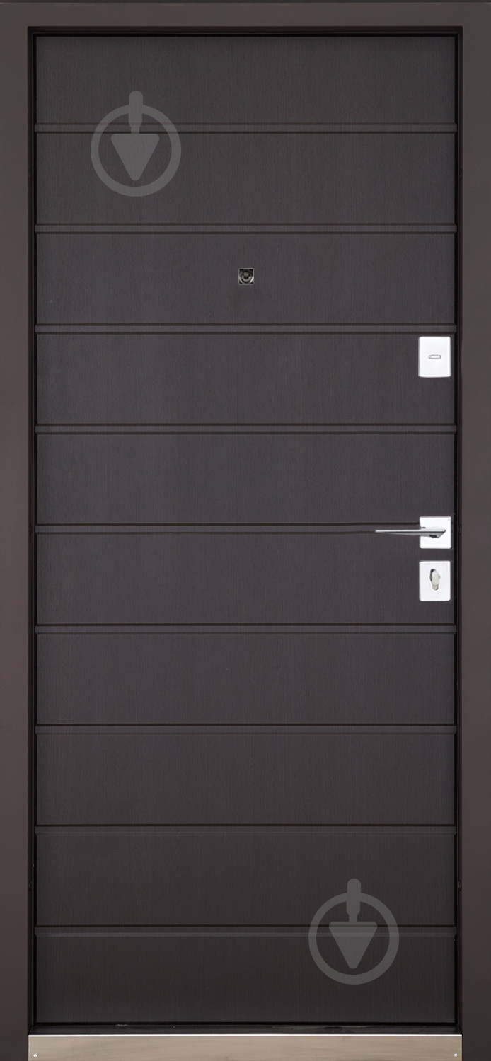 Двері вхідні Abwehr КТМ 76 096 П (8019Т+В) Kale2 ТЕРМО RAL 8019 / венге 2050x960 мм праві - фото 3 Двері вхідні Abwehr КТМ 76 096 П (8019Т+В) Kale2 ТЕРМО RAL 8019 / венге 2050x960 мм праві - фото 3