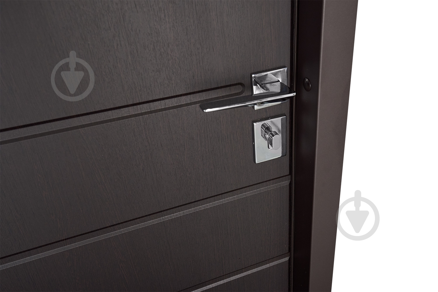 Двері вхідні Abwehr КТМ 76 096 П (8019Т+В) Kale2 ТЕРМО RAL 8019 / венге 2050x960 мм праві - фото 9 Двері вхідні Abwehr КТМ 76 096 П (8019Т+В) Kale2 ТЕРМО RAL 8019 / венге 2050x960 мм праві - фото 9