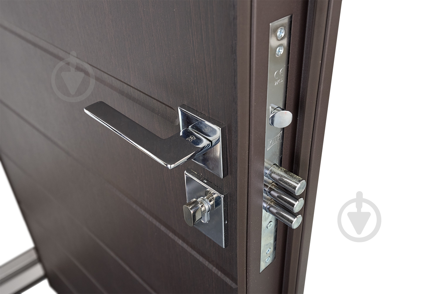 Двері вхідні Abwehr КТМ 76 096 П (8019Т+В) Kale2 ТЕРМО RAL 8019 / венге 2050x960 мм праві - фото 7 Двері вхідні Abwehr КТМ 76 096 П (8019Т+В) Kale2 ТЕРМО RAL 8019 / венге 2050x960 мм праві - фото 7