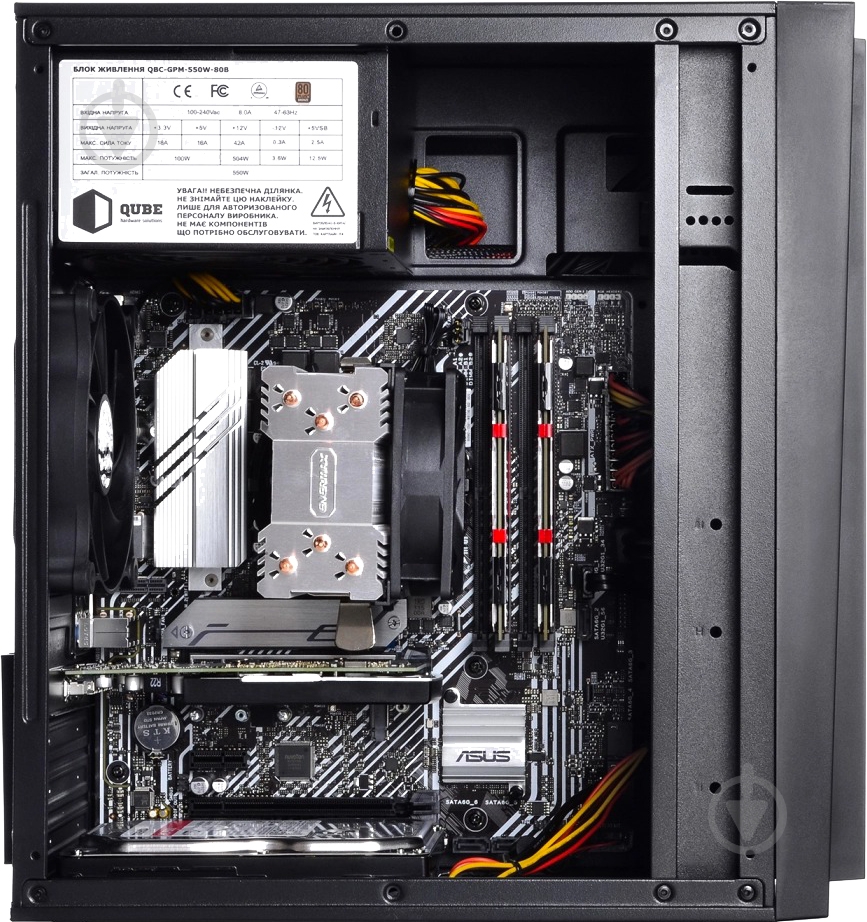 Комп'ютер персональний Artline WorkStation W52 (W52v14Win) black - фото 4