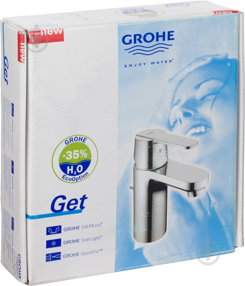 Смеситель для умывальника Grohe Get 32883 - фото 4 Смеситель для умывальника Grohe Get 32883 - фото 4
