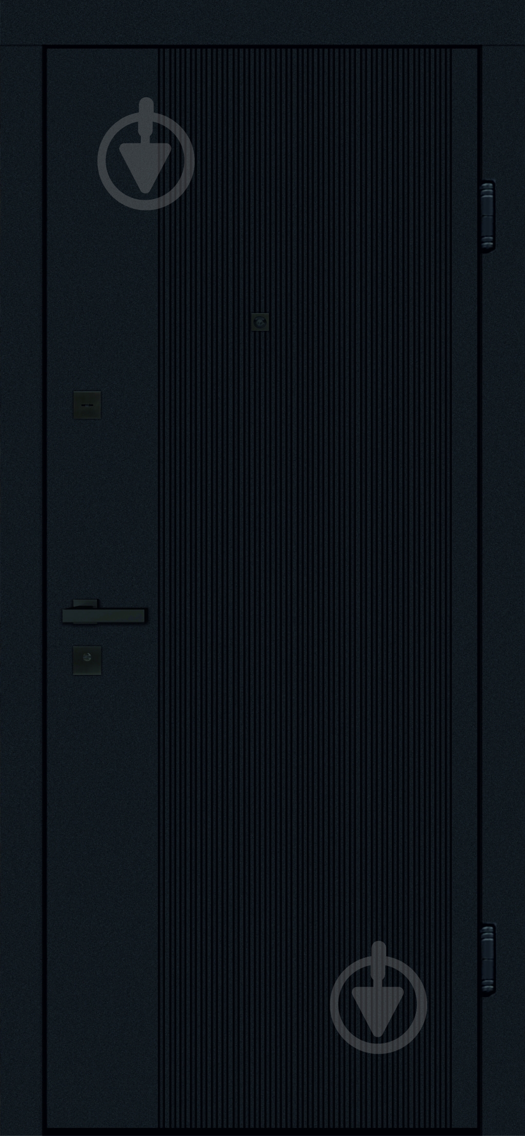 Дверь входная TM Riccardi Стандарт 10Q-LEGO 10 BG черный бархат / клен айс 2050x960 мм левая - фото 3 Дверь входная TM Riccardi Стандарт 10Q-LEGO 10 BG черный бархат / клен айс 2050x960 мм левая - фото 3