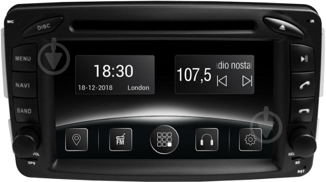 Автомагнитола Gazer CM6007-W163 - фото 1