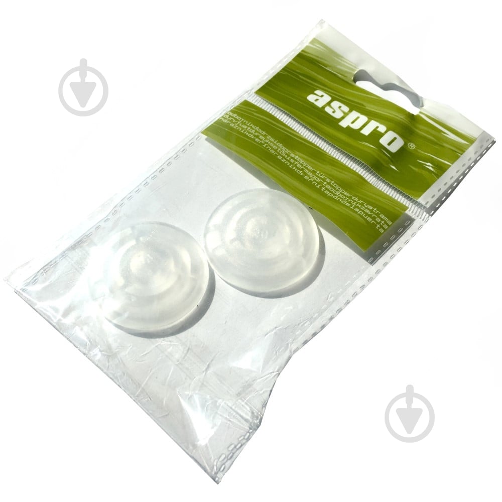 Відбійник MIDAS самоклейний стіновий 40 мм прозорий - фото 2