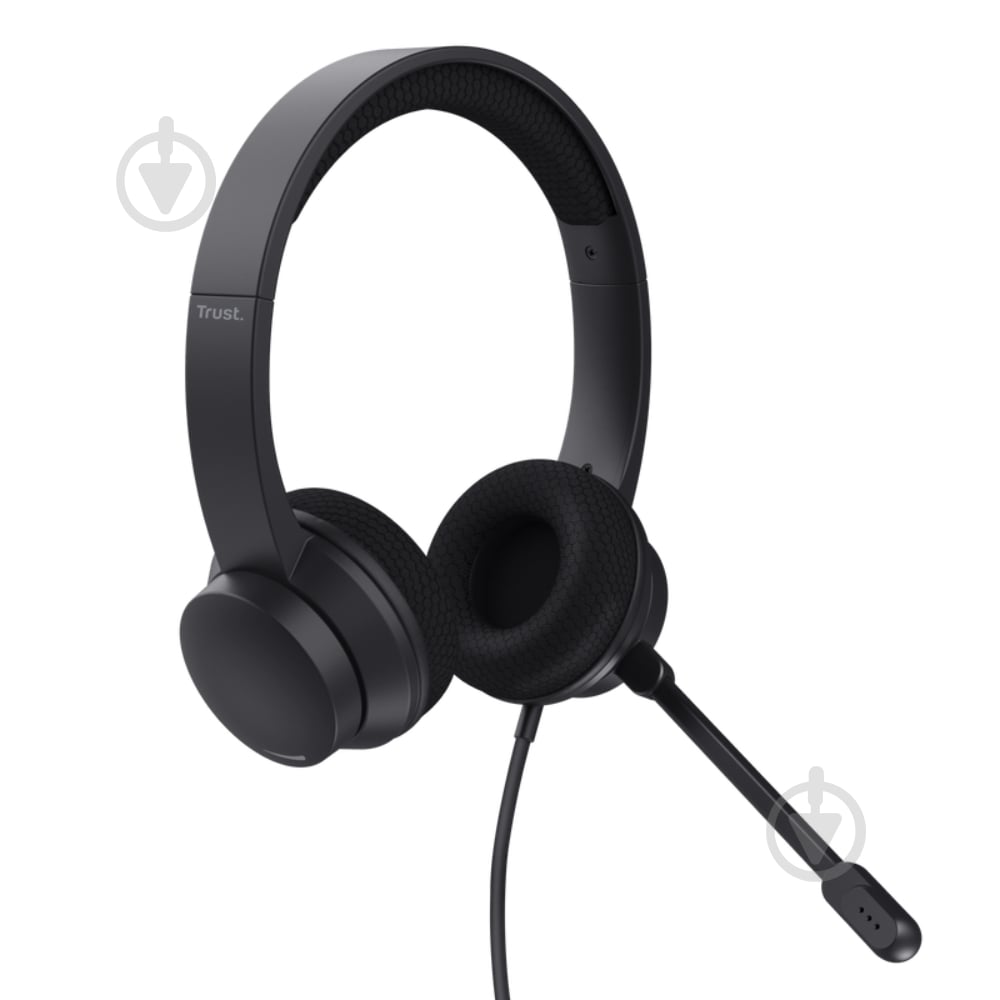 Наушники Trust Ayda USB-ENC PC headset black (25089) - фото 3 Наушники Trust Ayda USB-ENC PC headset black (25089) - фото 3