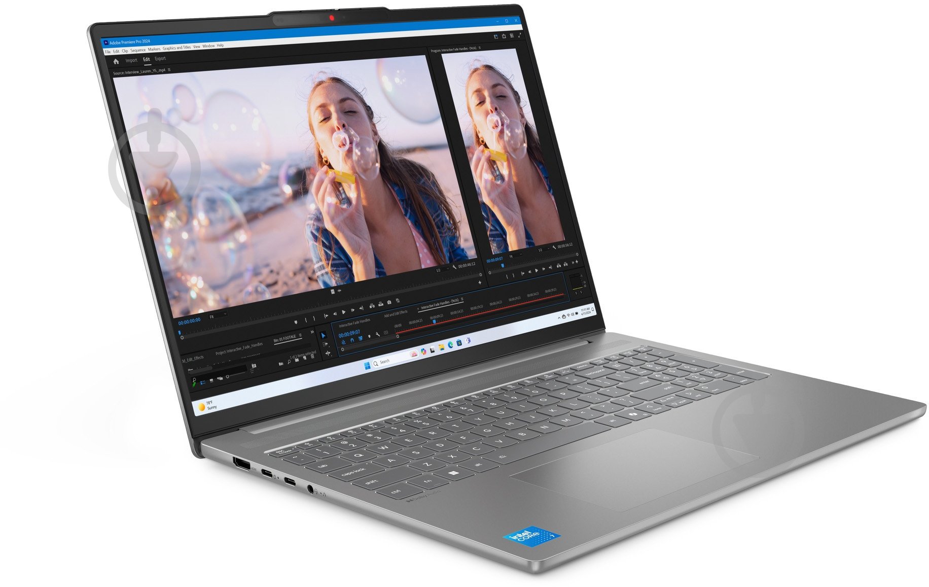 Ноутбук Lenovo IdeaPad Slim 5 16IRH10 16" (83HS005VRA) luna grey - фото 10