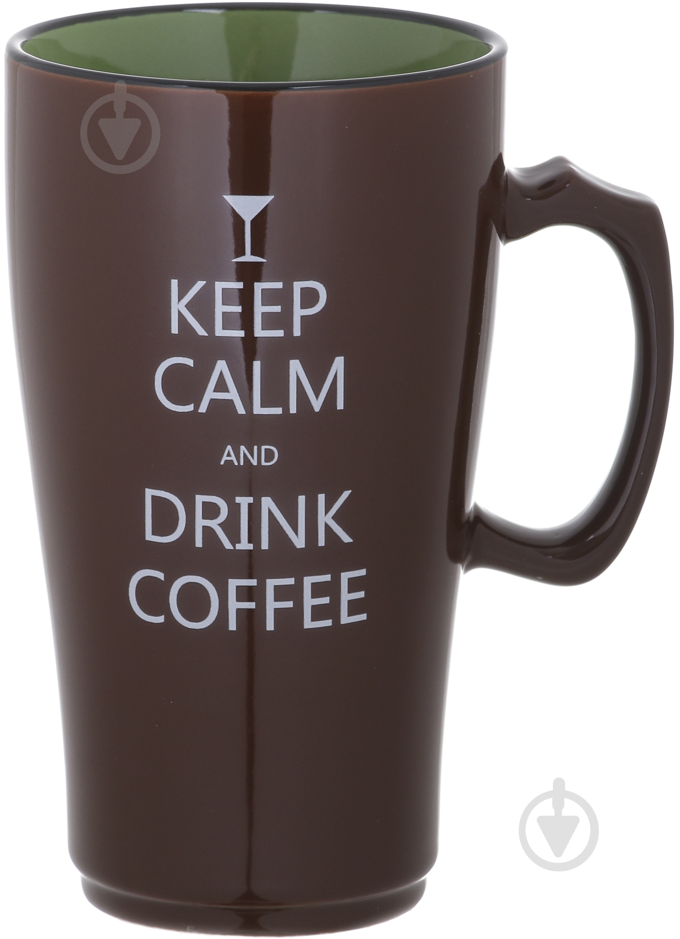 Чашка Bella Vita Keep Calm Brown 510 мл - фото 1