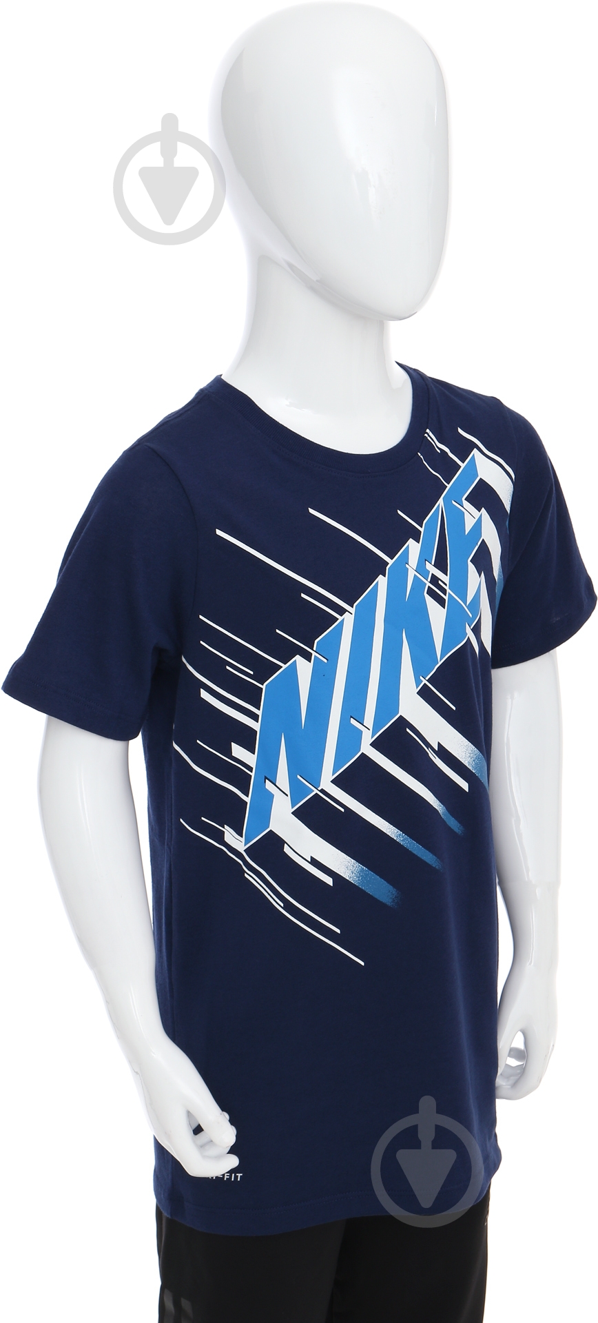 Футболка Nike B NK DRY TEE DF SPEED BLOCK 862664-429 р.M синий - фото 2