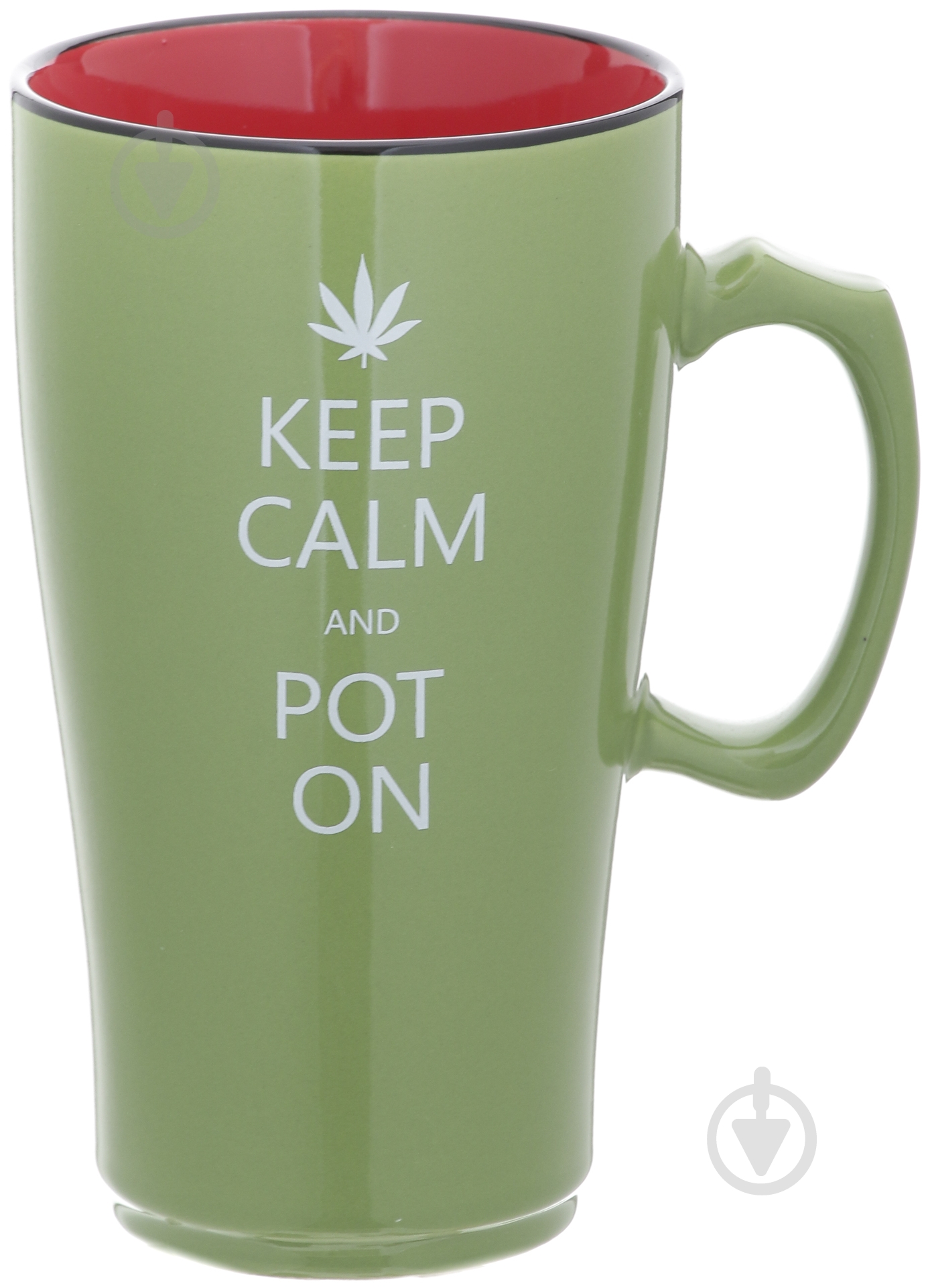 Чашка Bella Vita Keep Calm Green 510 мл - фото 1