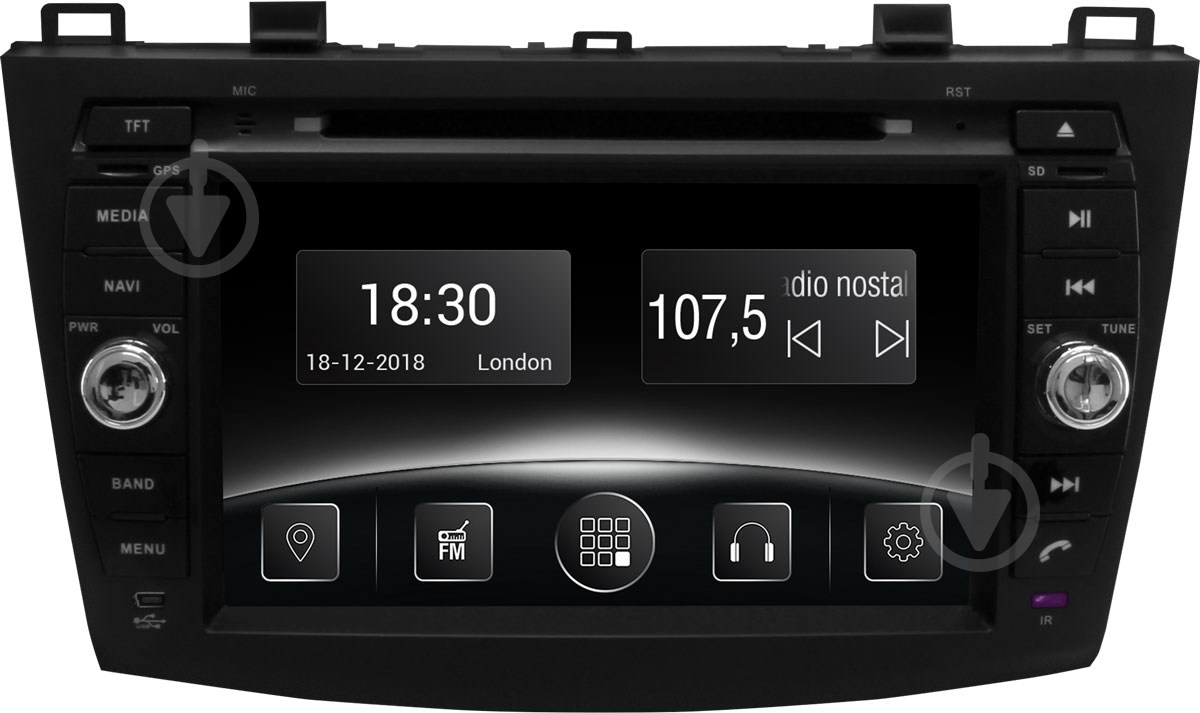 Автомагнітола Gazer CM6008-BL - фото 1 Автомагнітола Gazer CM6008-BL - фото 1