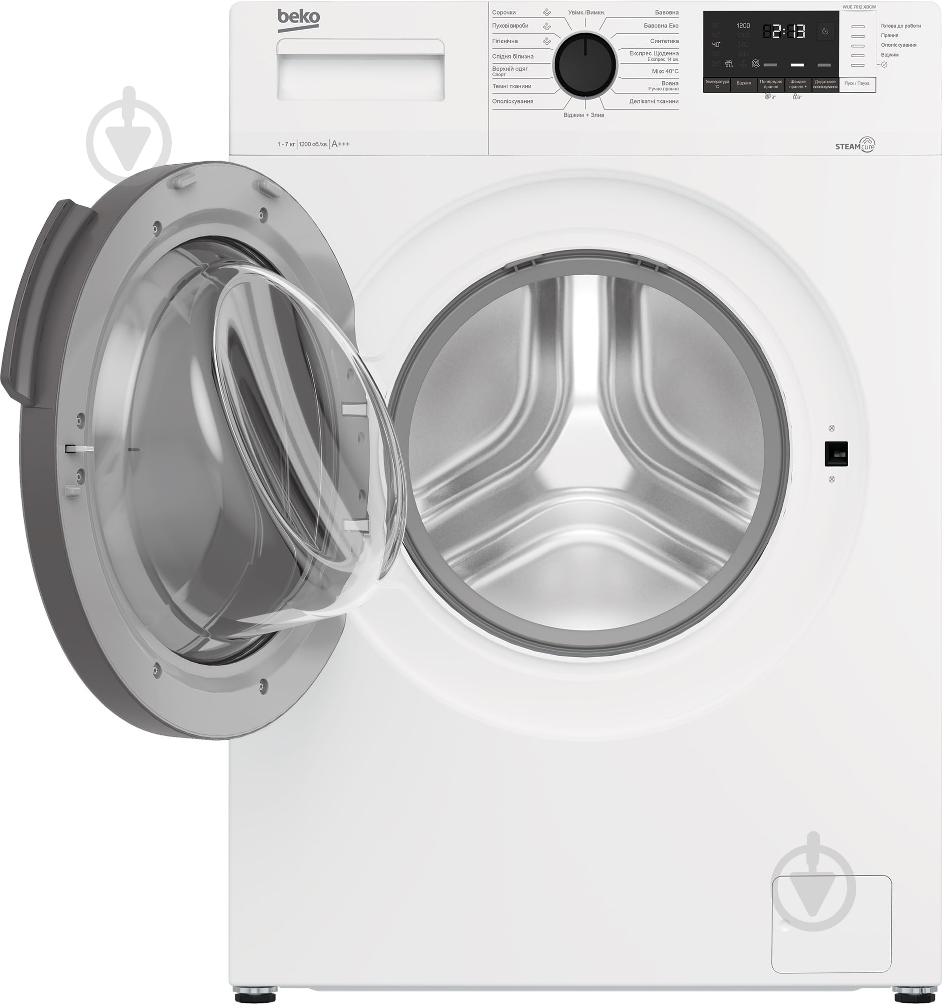 Пральна машина Beko WUE 7612 XBCW - фото 2 Пральна машина Beko WUE 7612 XBCW - фото 2