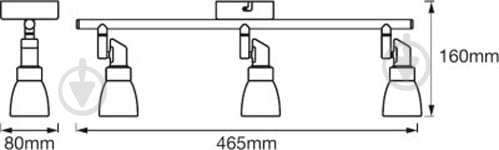 Спот Osram 827 LED 3x2 Вт G9 хром - фото 6