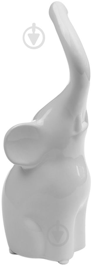 Статуэтка Eterna пара слонов К8106К8105 28х16 см черный с белым - фото 3