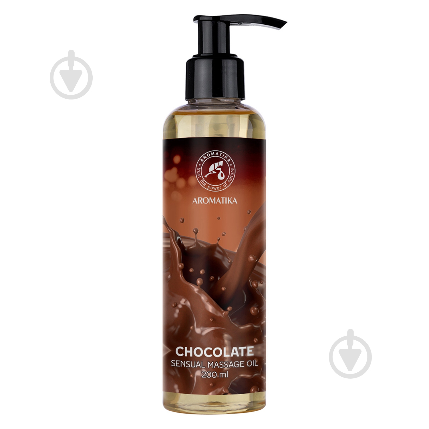 Масло косметическое Ароматика для чувственного массажа Шоколад 200 мл - фото 1 Масло косметическое Ароматика для чувственного массажа Шоколад 200 мл - фото 1
