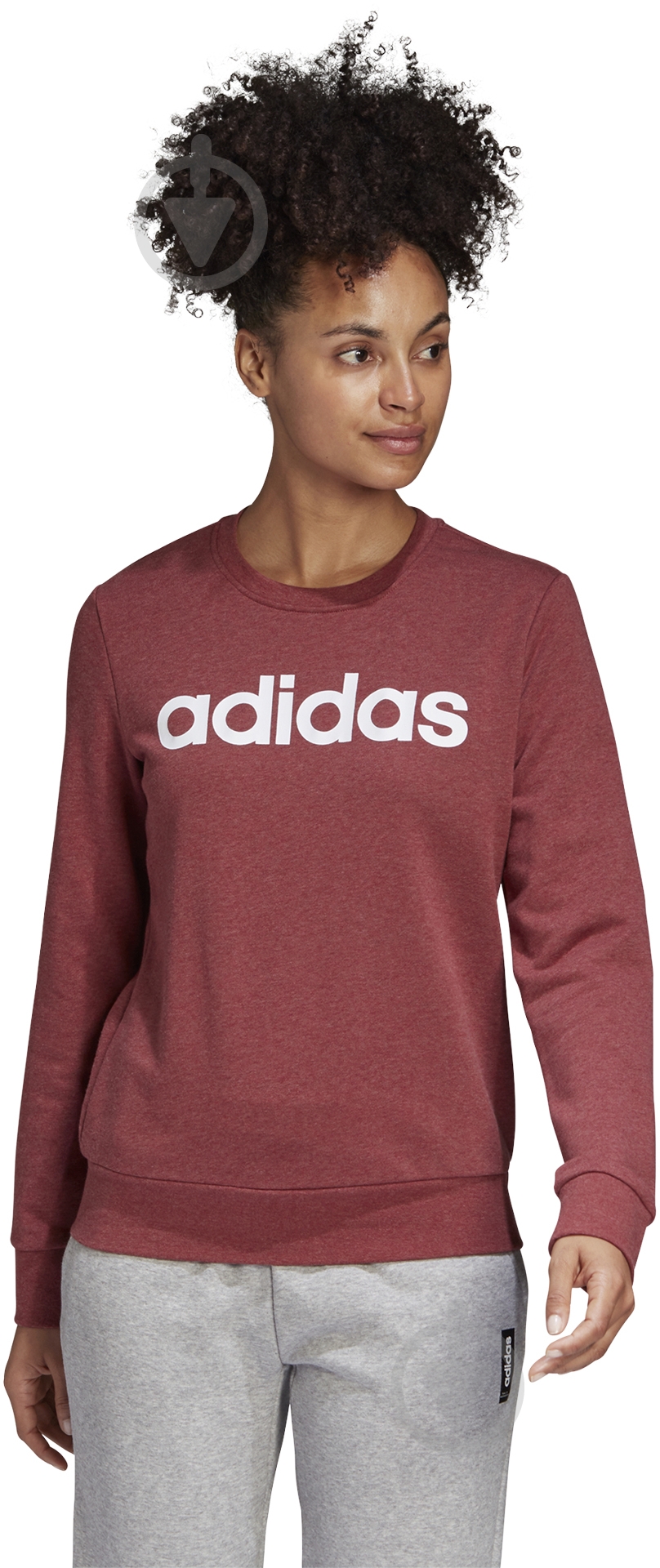 Джемпер Adidas W E LIN SWEAT GD2956 р. XS красный - фото 2