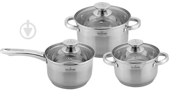 Набор посуды Maxmark MK-3506E 6 предметов - фото 1 Набор посуды Maxmark MK-3506E 6 предметов - фото 1