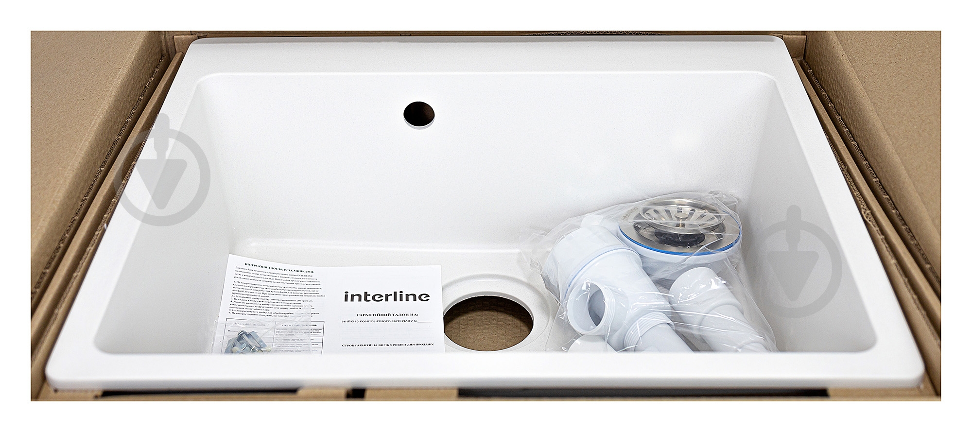 Мойка для кухни Interline CAVA MAXI white - фото 8